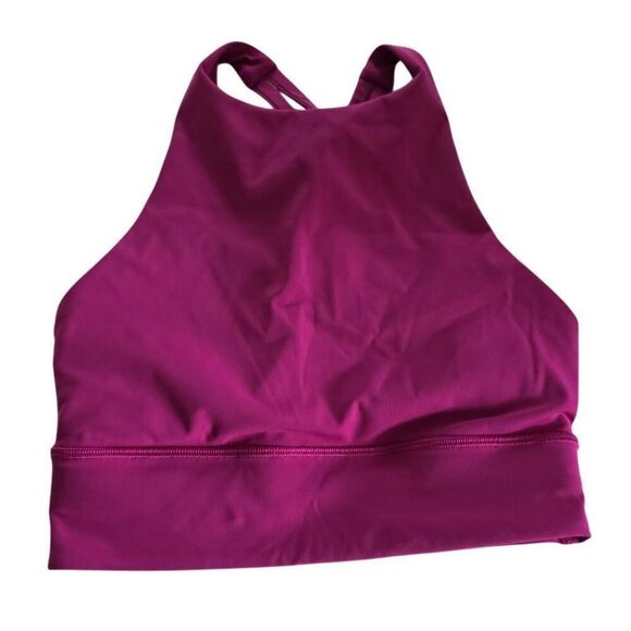 lululemon athletica Other - Lululemon Women's Size 4 Fuschia High Neck Sports Bra